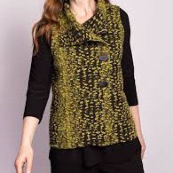 NWT Liv by Habitat Chestnut Button Front Crop Vest Womens Sz L/XL - Picture 5 of 8